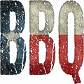 BBQ - Texas Flag Colors